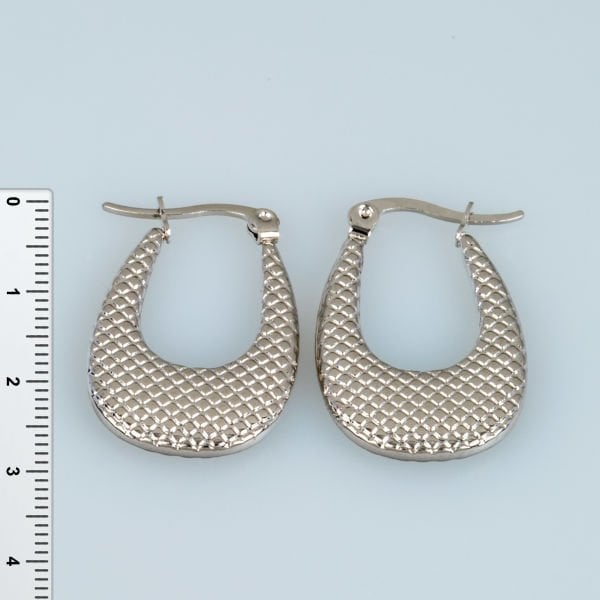Steel Earring Pair