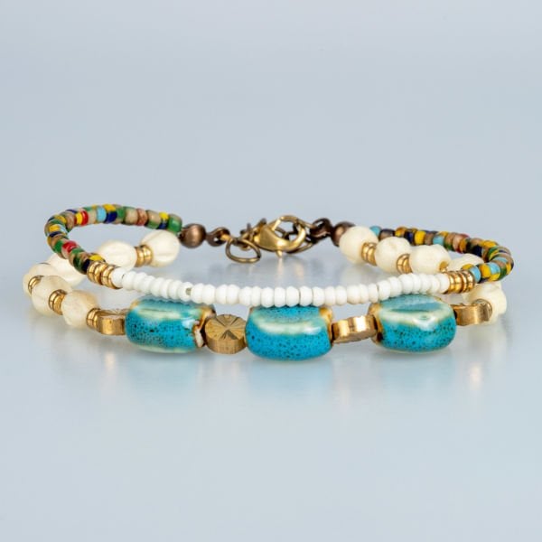 Ethnic Natural Stone Bracelet