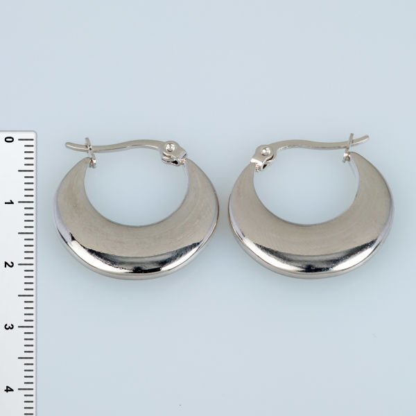 Steel Earring Pair