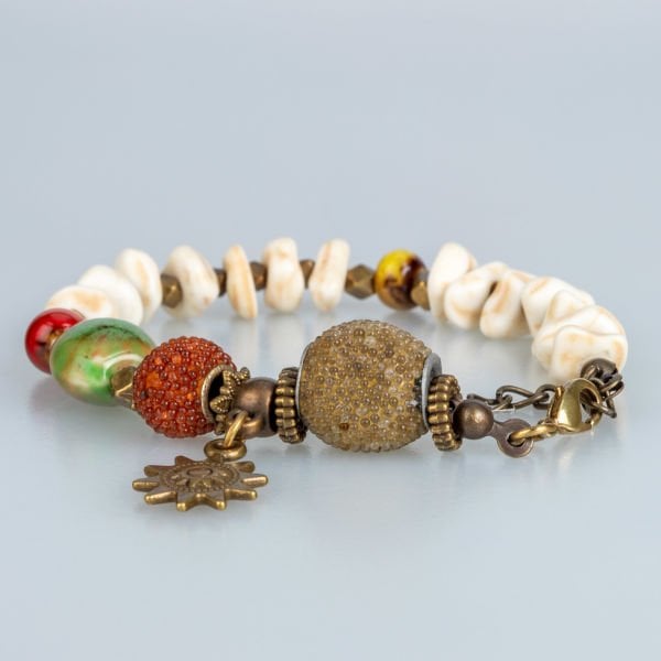 Ethnic Natural Stone Bracelet