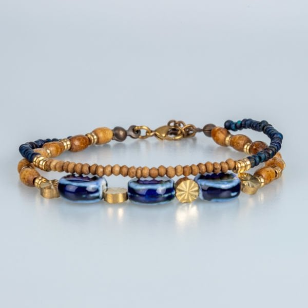 Ethnic Natural Stone Bracelet
