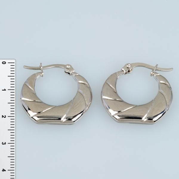 Steel Earring Pair