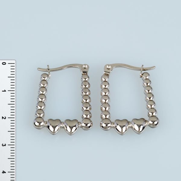 Steel Earring Pair