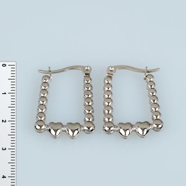 Steel Earring Pair