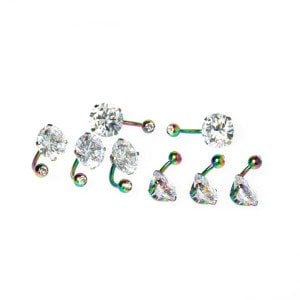 Piercing Göbek Taşlı