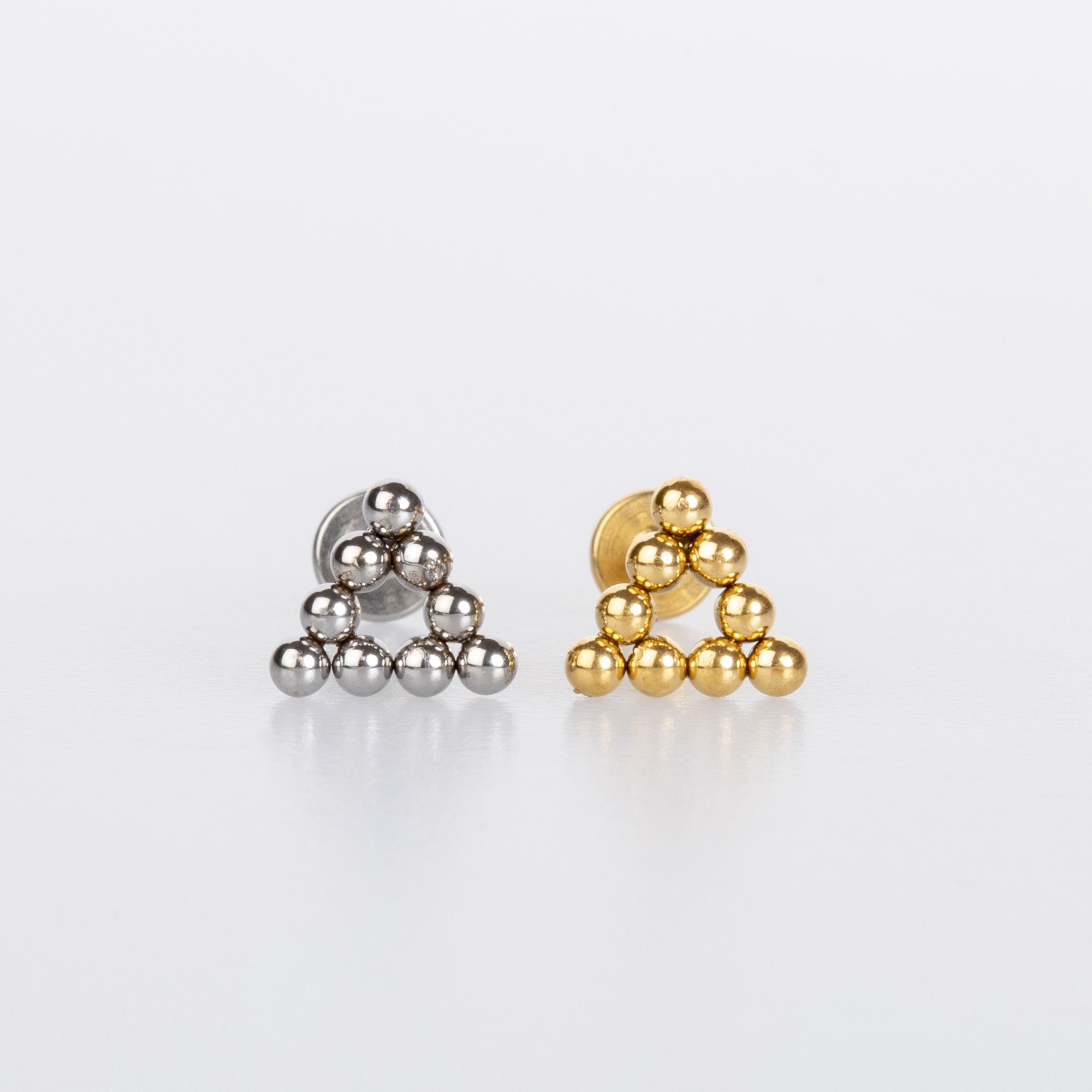 Piercing Çelik Tragus Üçgen