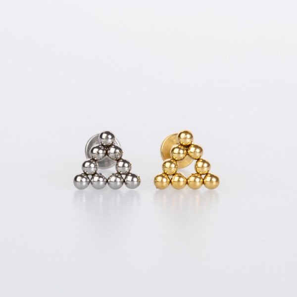 Piercing Çelik Tragus Üçgen