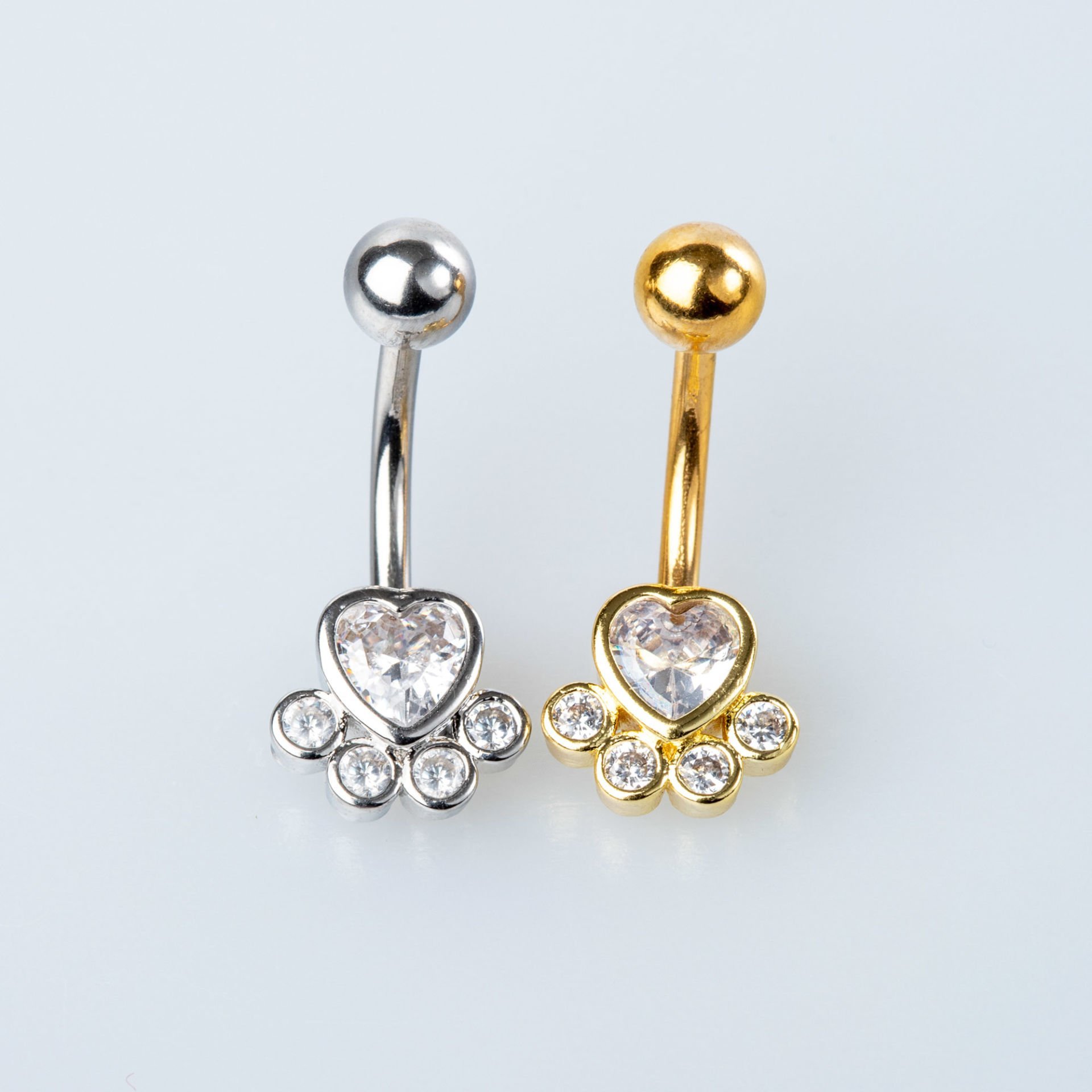 Piercing Göbek Pati Taşlı