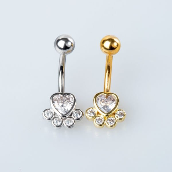 Piercing Göbek Pati Taşlı