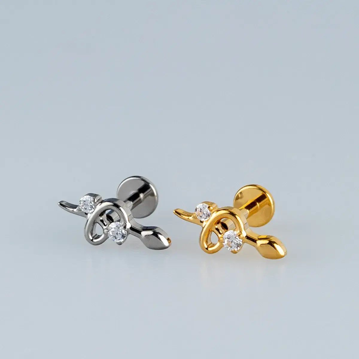 Toptan G23 Titanyum Yılan Piercing