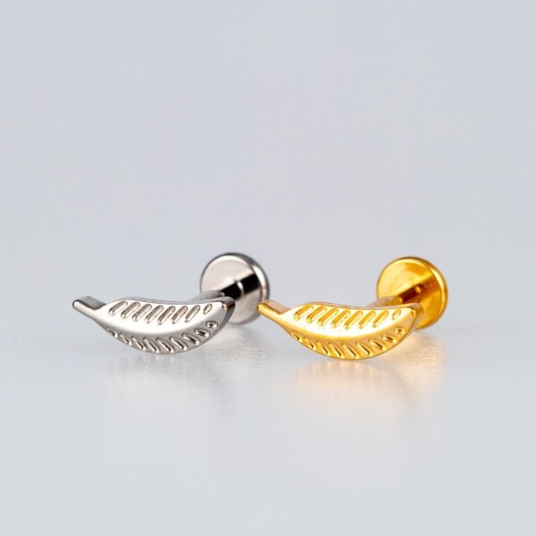 Piercing Titanyum Tragus Yaprak