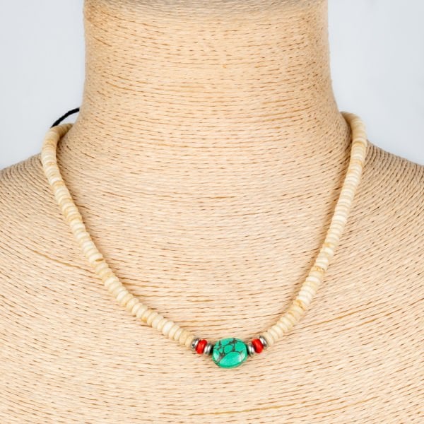 قلادة العرقية 4 خيارات الألوان كريم