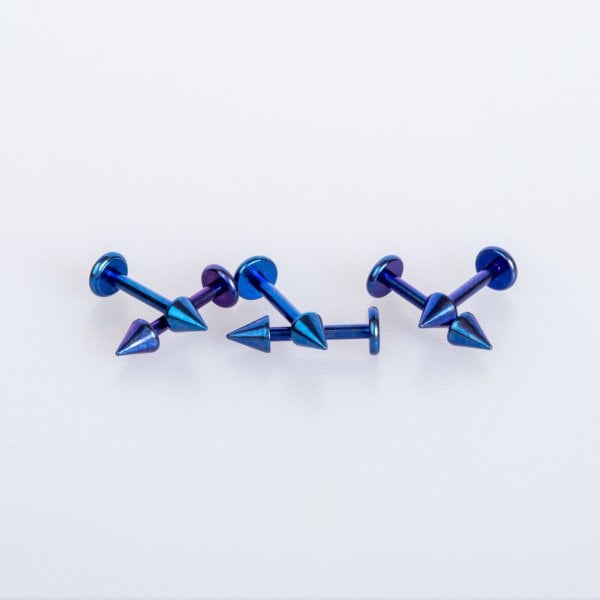 ثقب مسمار التيتانيوم Labret طول: 1.2x10x3mm