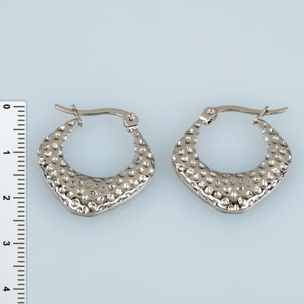 Steel Earring Pair