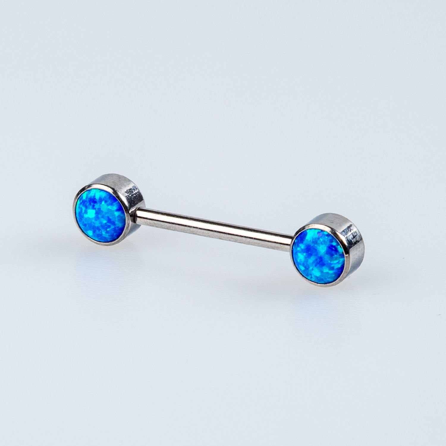 Piercing Titanyum Göğüs Opal