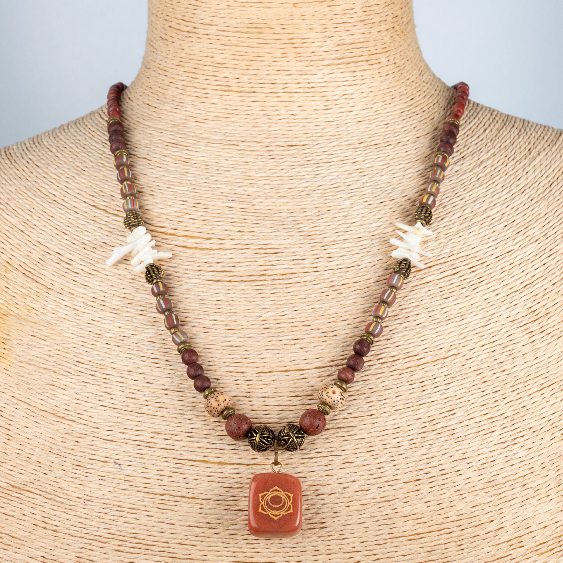 Etnik Doğal Taş Kolye