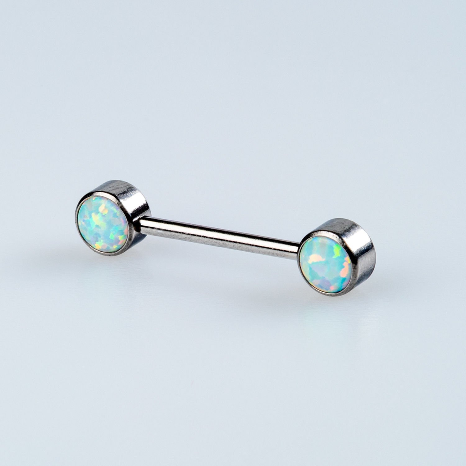 Piercing Titanyum Göğüs Opal