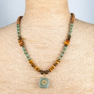 Etnik Doğal Taş Kolye