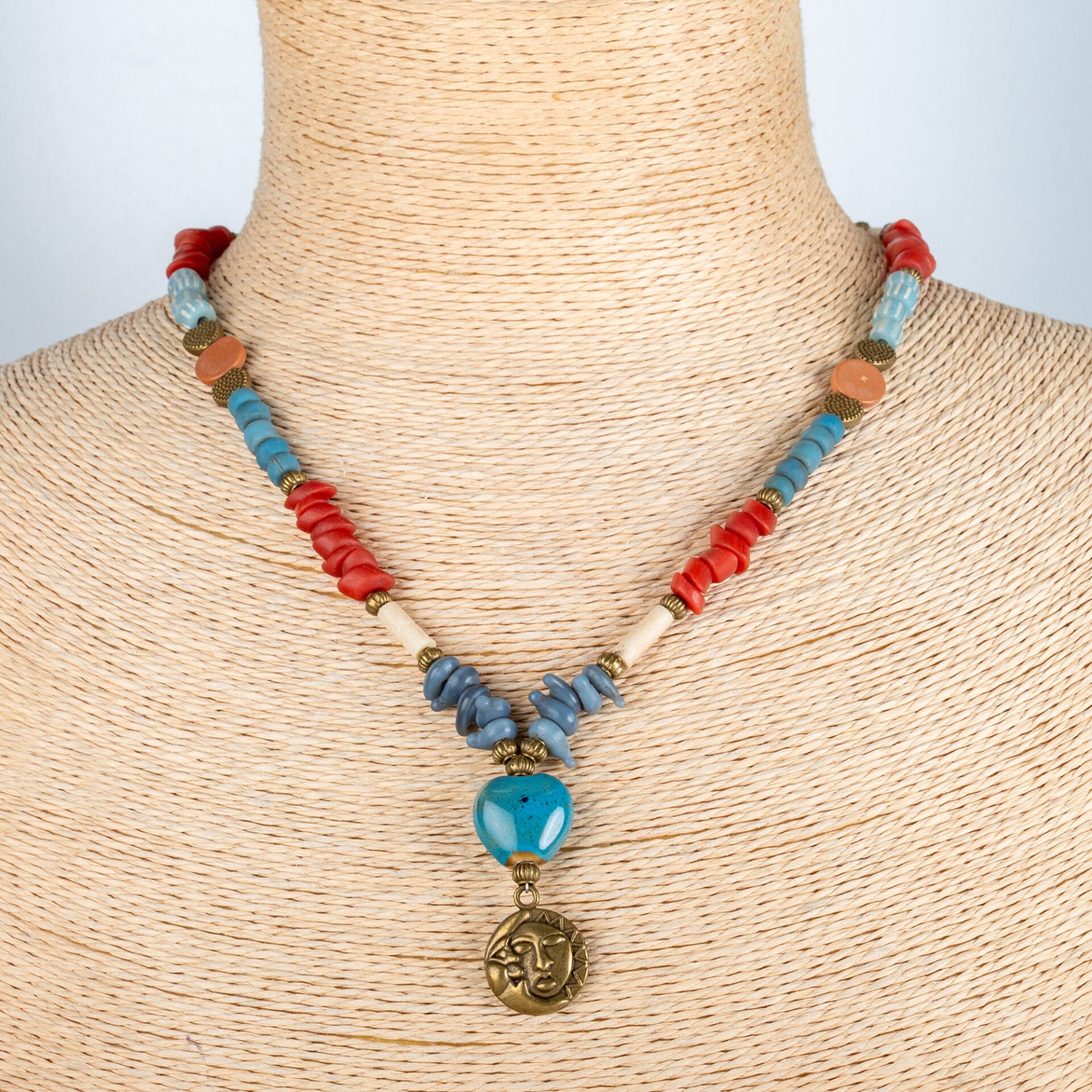 Etnik Doğal Taş Kolye