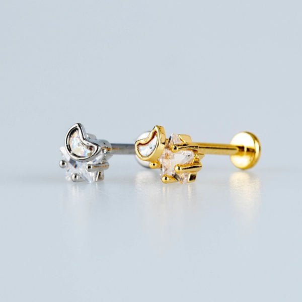 Piercing Tragus Ay Yıldız