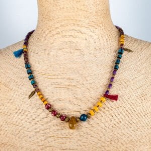 Etnik Doğal Taş Kolye