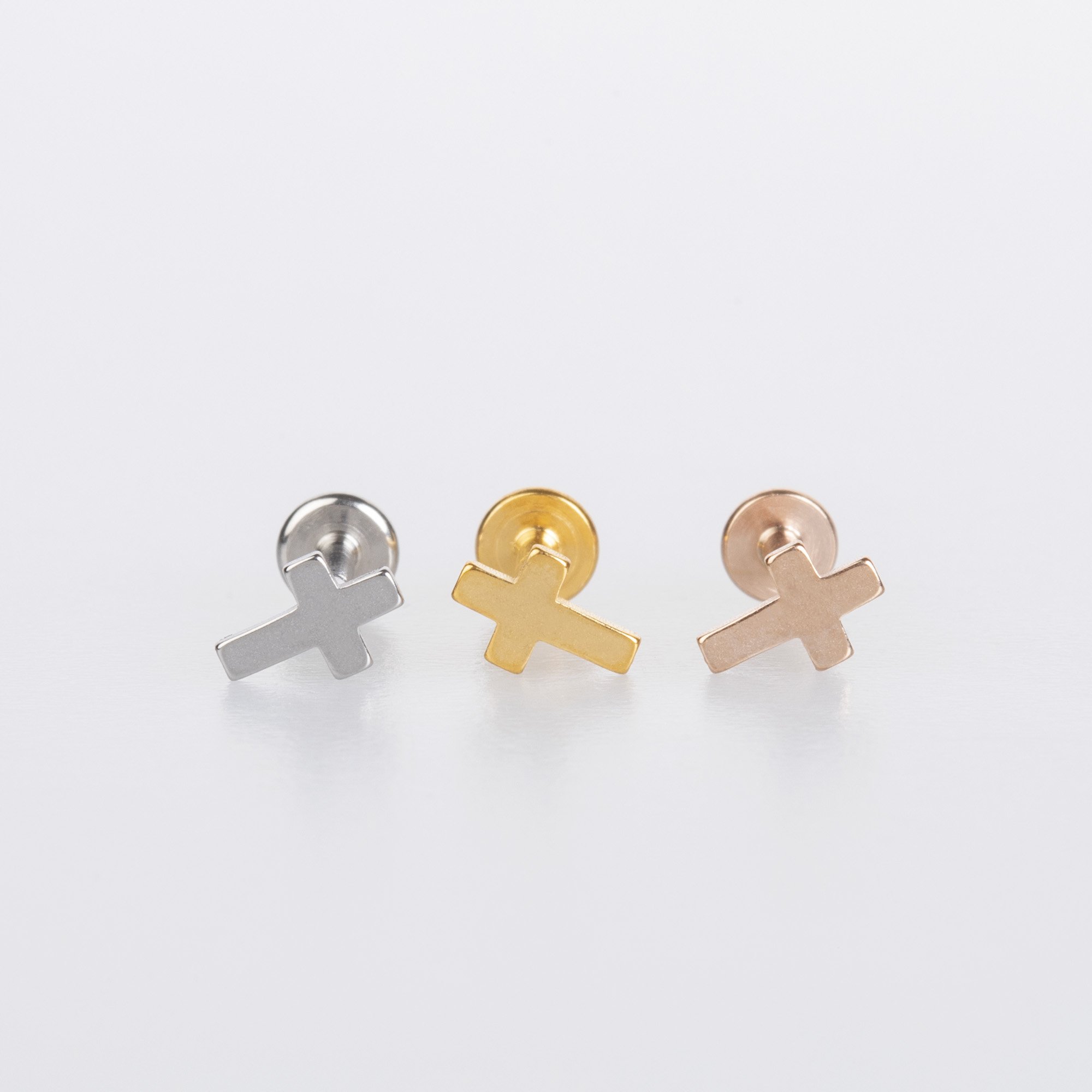 Piercing Çelik Tragus Haç