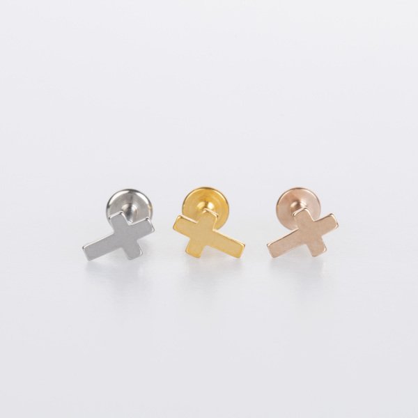 Piercing Çelik Tragus Haç