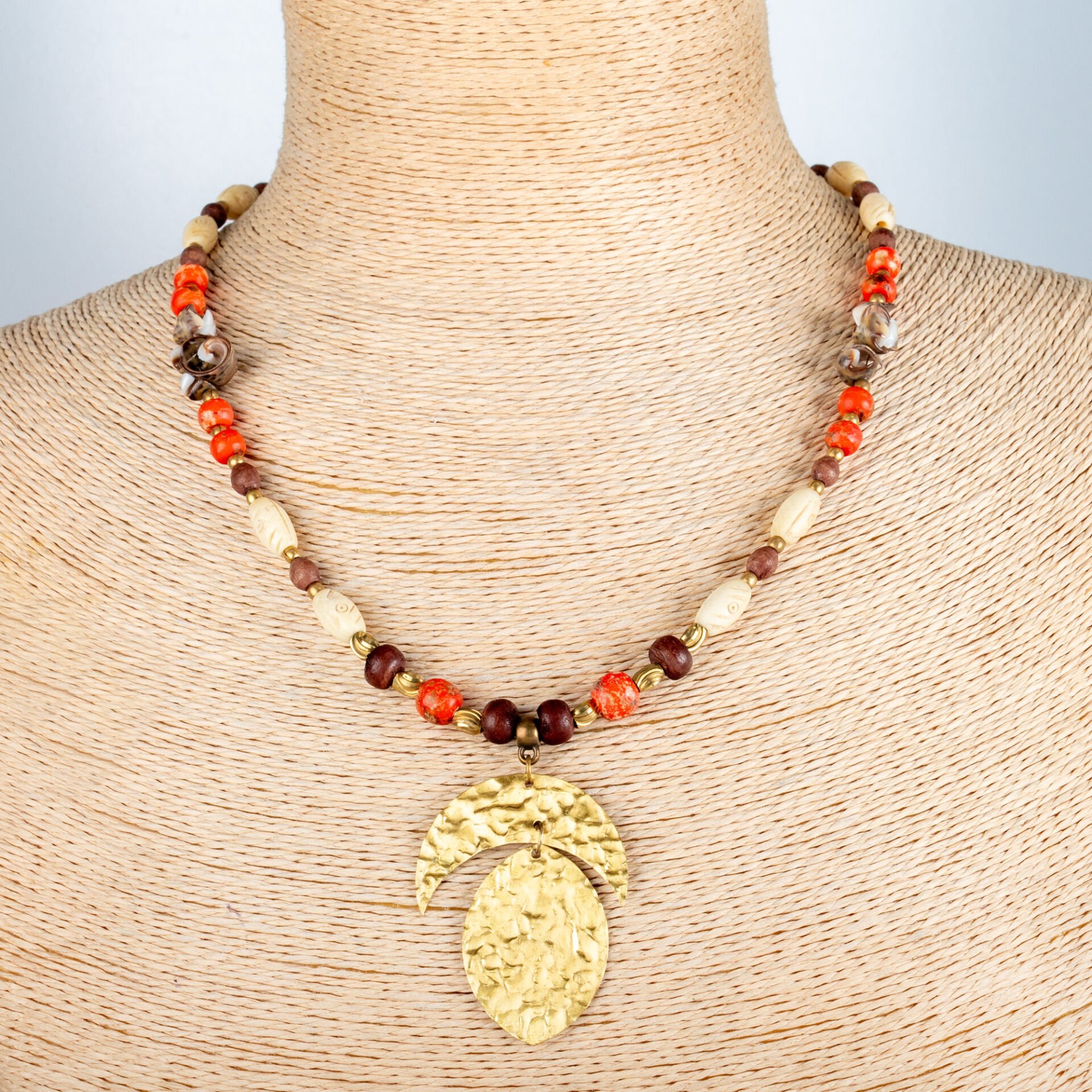 Etnik Doğal Taş Kolye