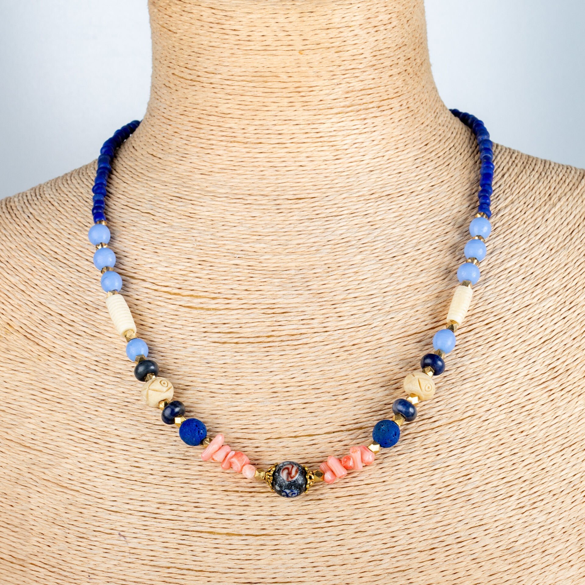 Etnik Doğal Taş Kolye