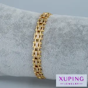 Xuping Jewelry 14K Zincir Taşlı Bileklik