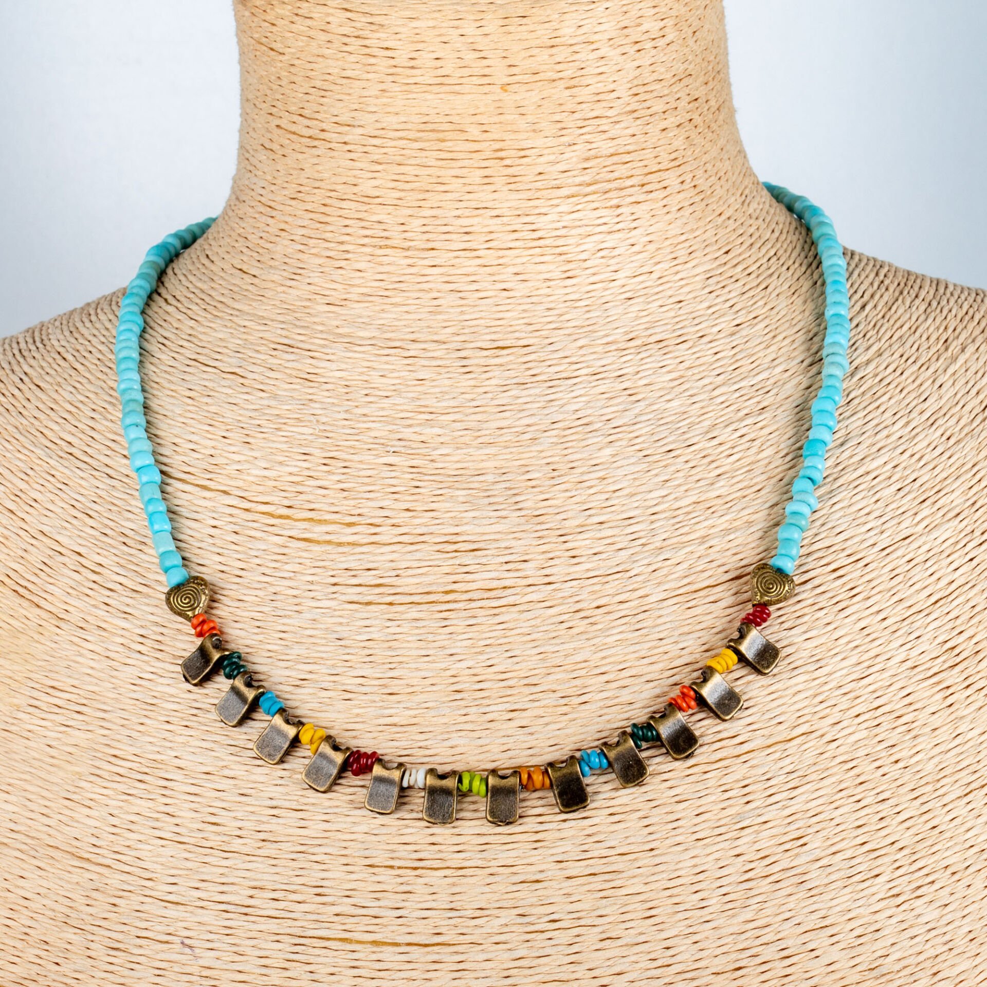 Etnik Doğal Taş Kolye