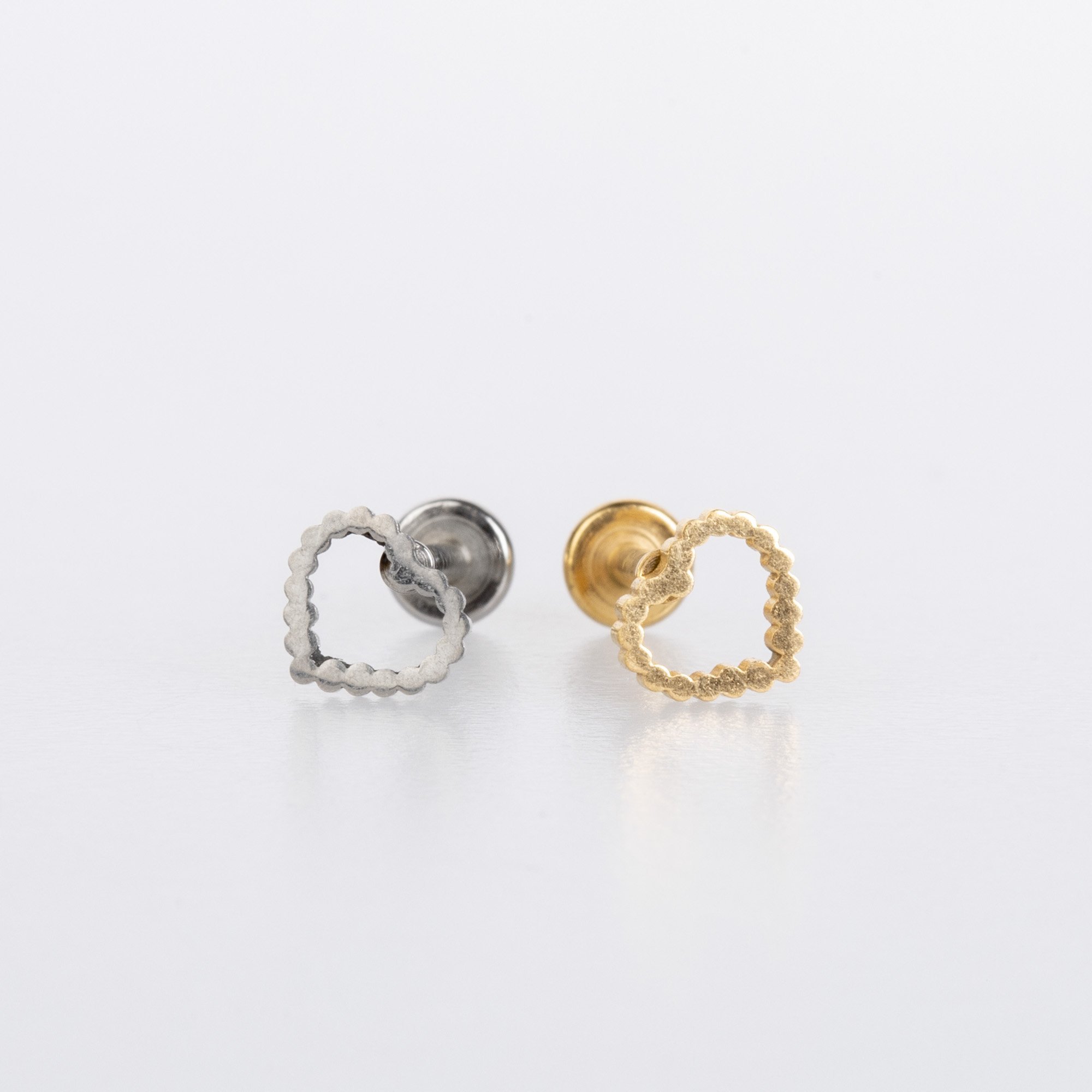 Piercing Çelik Tragus Kalp