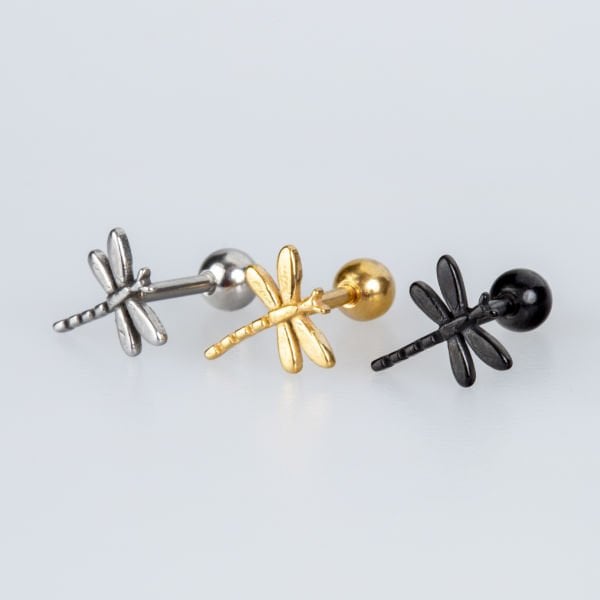 Piercing Tragus Dragonfly Black