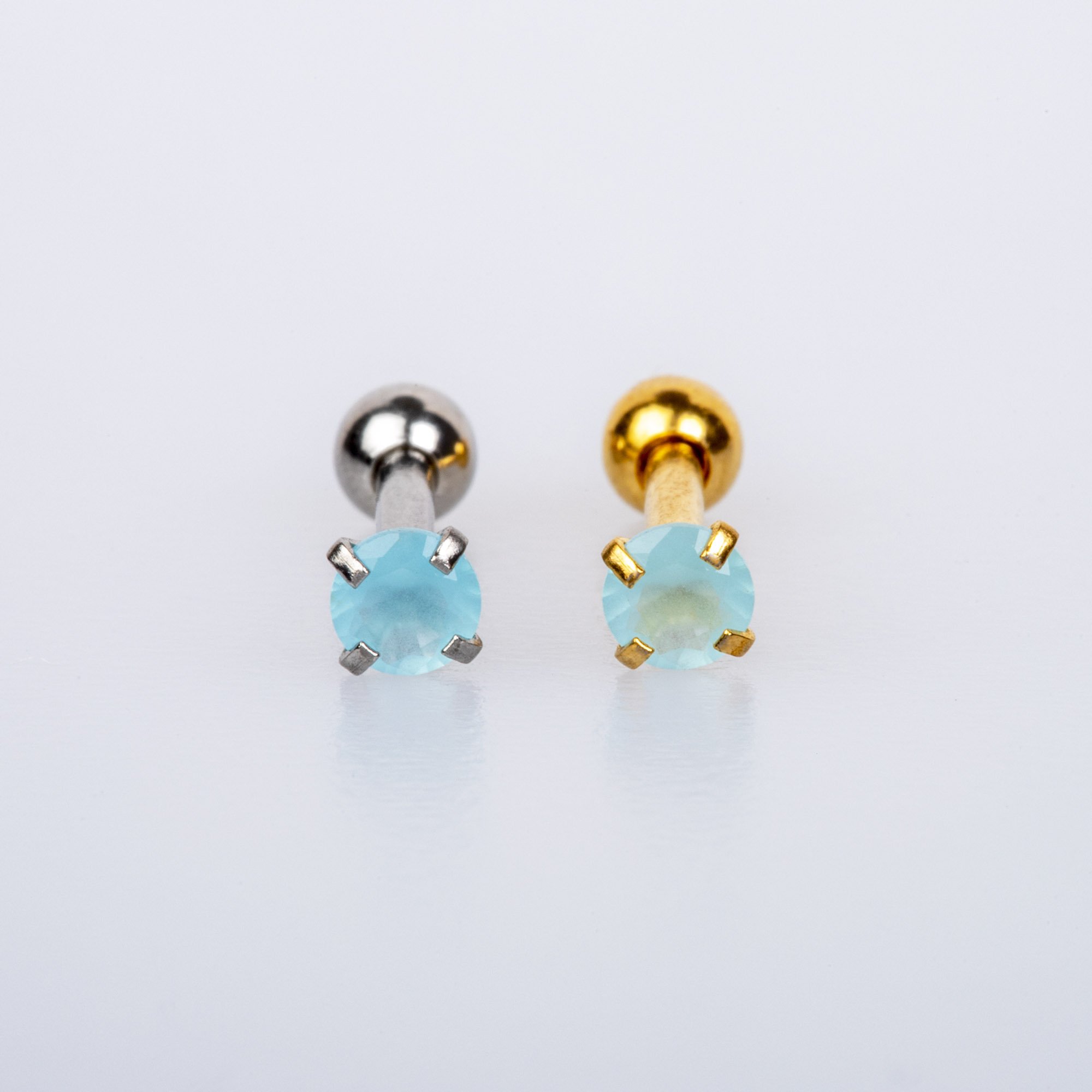Piercing Tragus 3mm Yuvarlak Taş