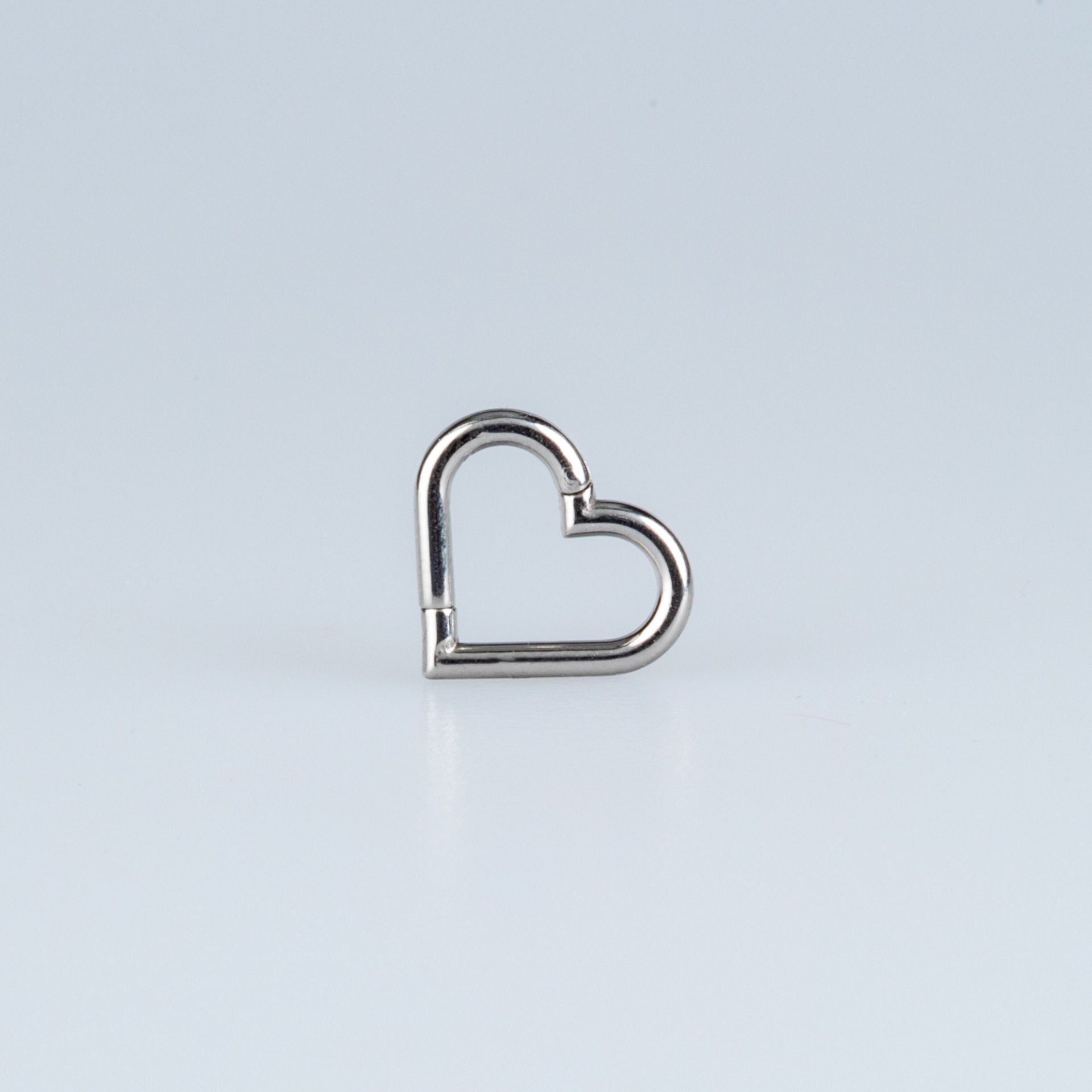 Hoop Piercing Heart Yellow