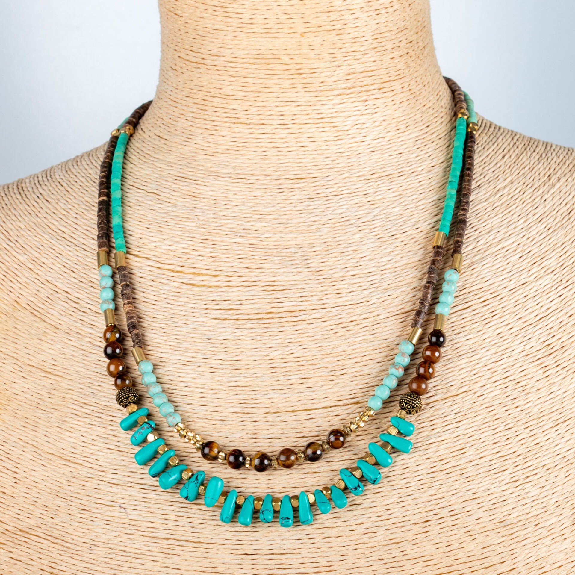 Etnik Doğal Taş Kolye