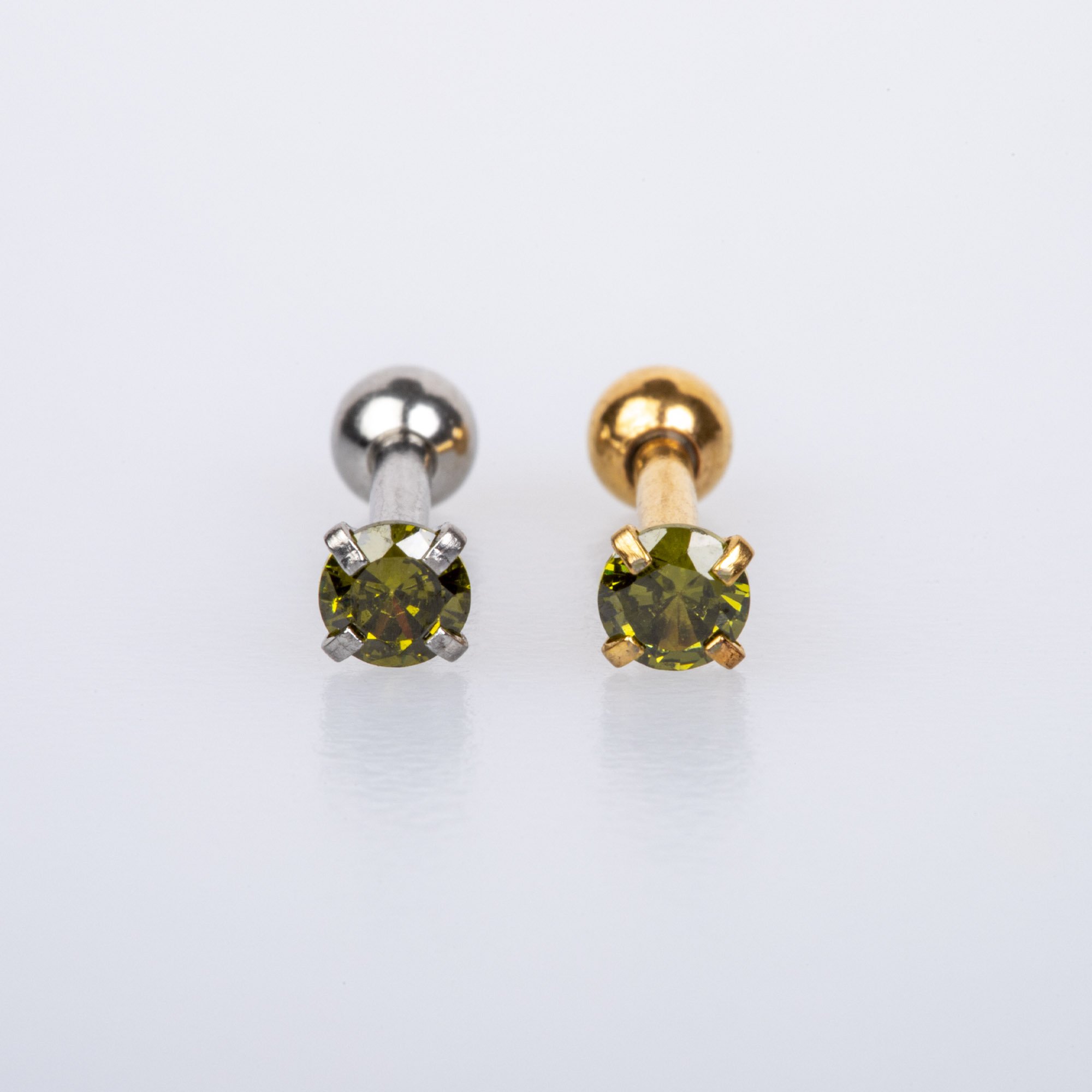 Piercing Tragus 3mm Yuvarlak Taş