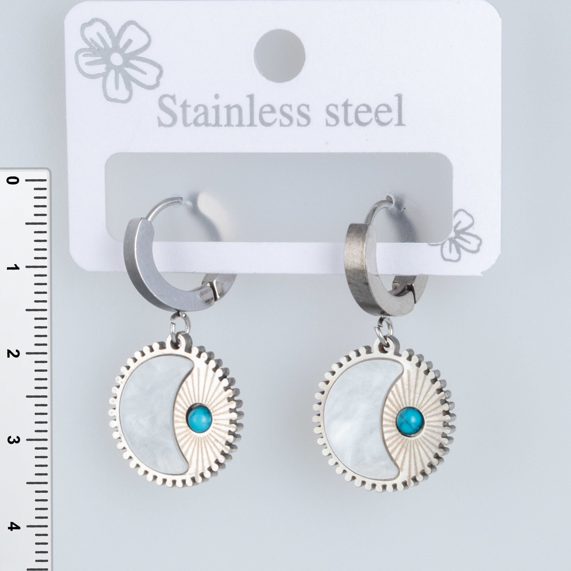 Steel Earrings - 1 Pair