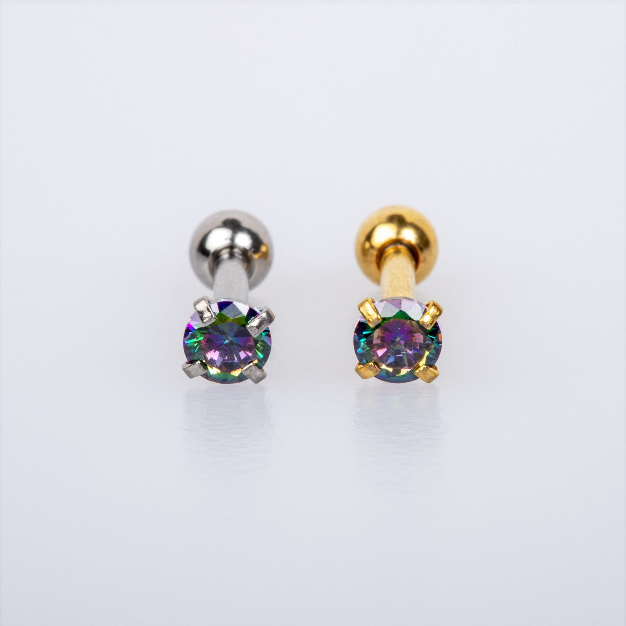 Piercing Tragus 3mm Yuvarlak Taş
