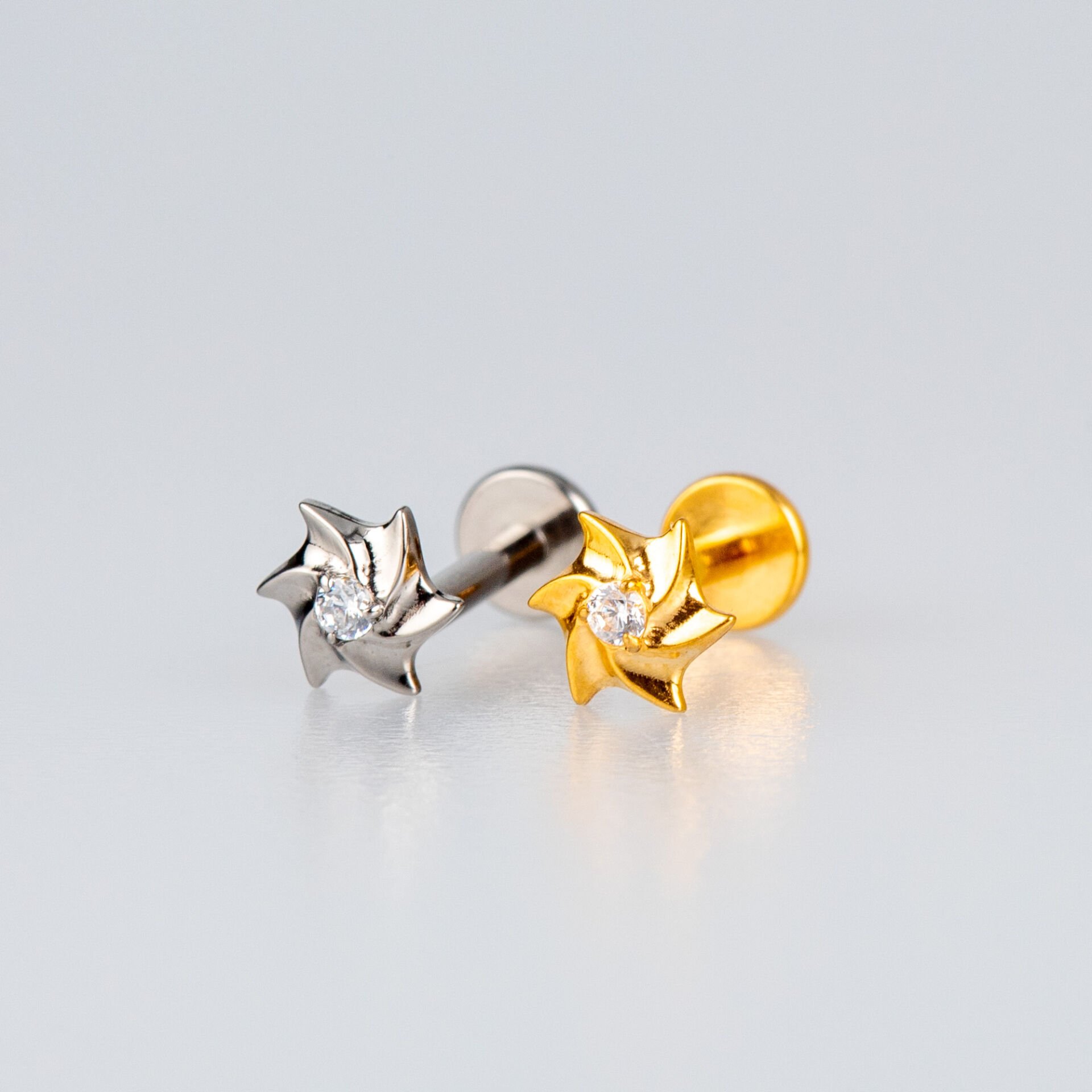 Piercing Titanyum Tragus Rüzgar Gülü