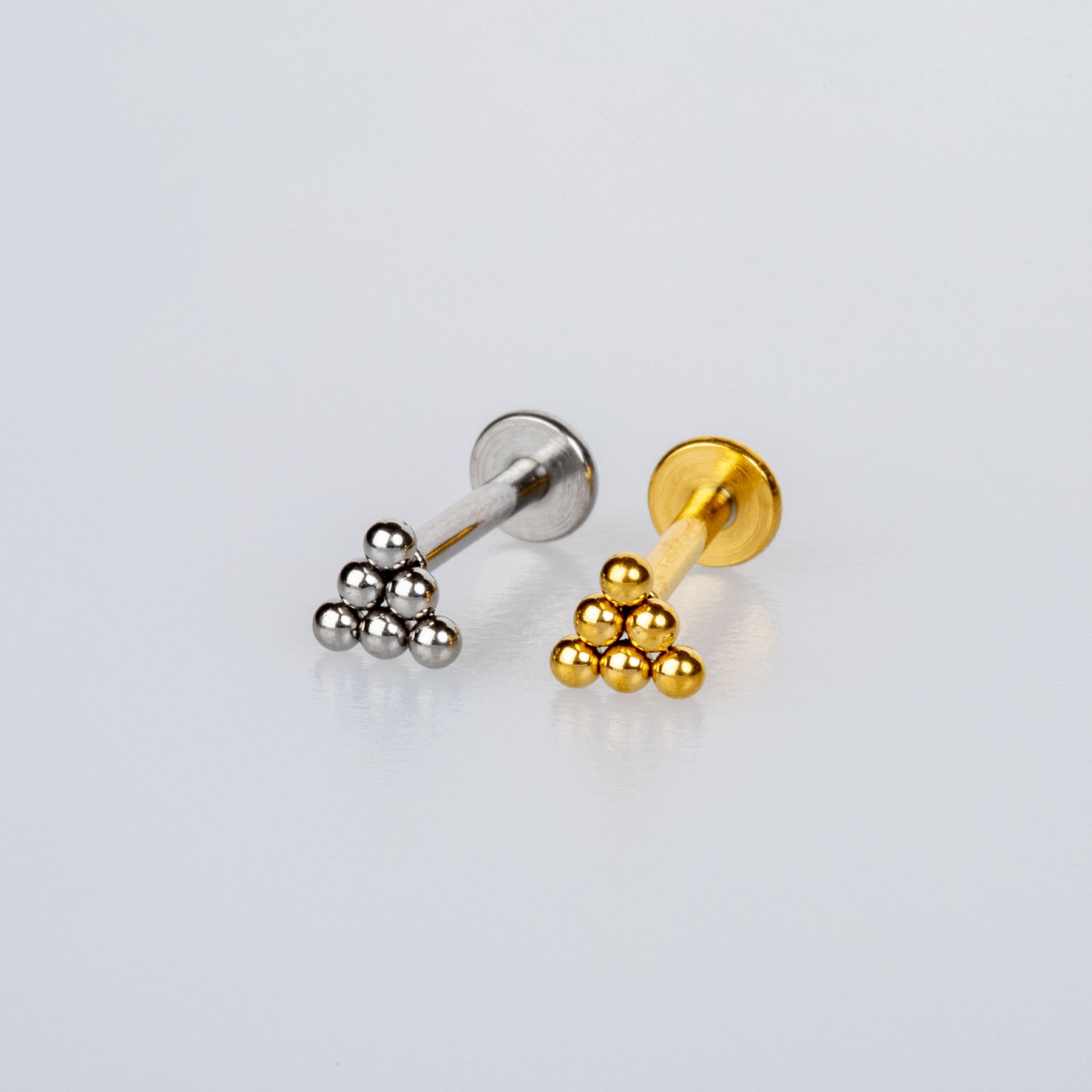 Piercing Çelik Tragus Sarı 8mm