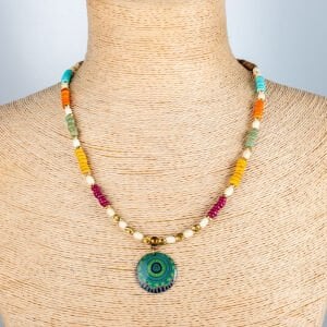 Etnik Doğal Taş Kolye