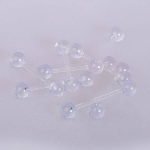 Piercing Tongue Bioplast 6mm Ball
