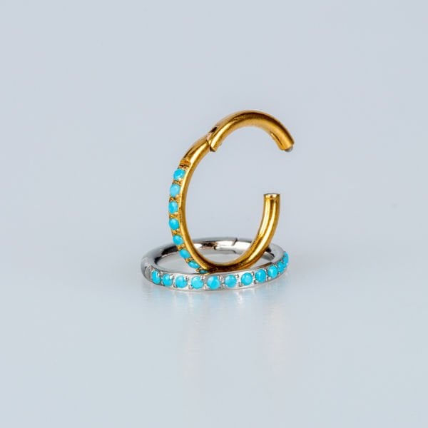 Halka Piercing Segment Taşlı