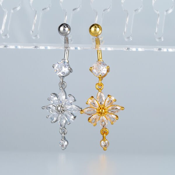 Piercing Göbek Fashion Çiçek