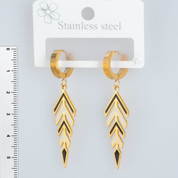 Çelik Küpe - 1  Çift