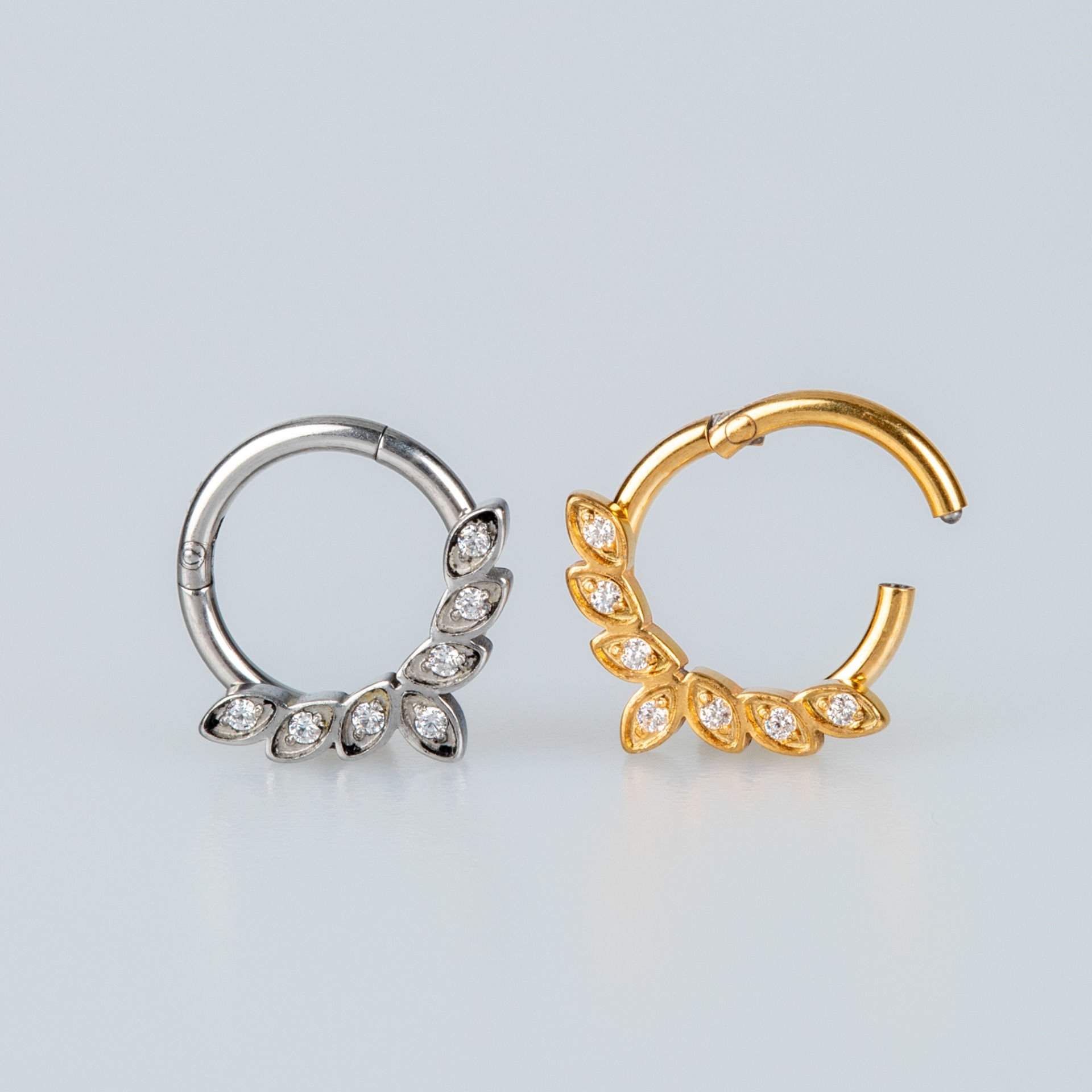 Halka Piercing Segment Taşlı