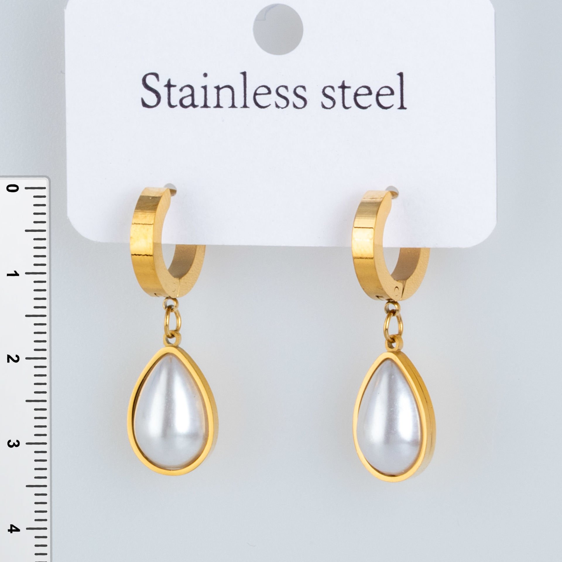 Steel Earring Drop - 1 Pair