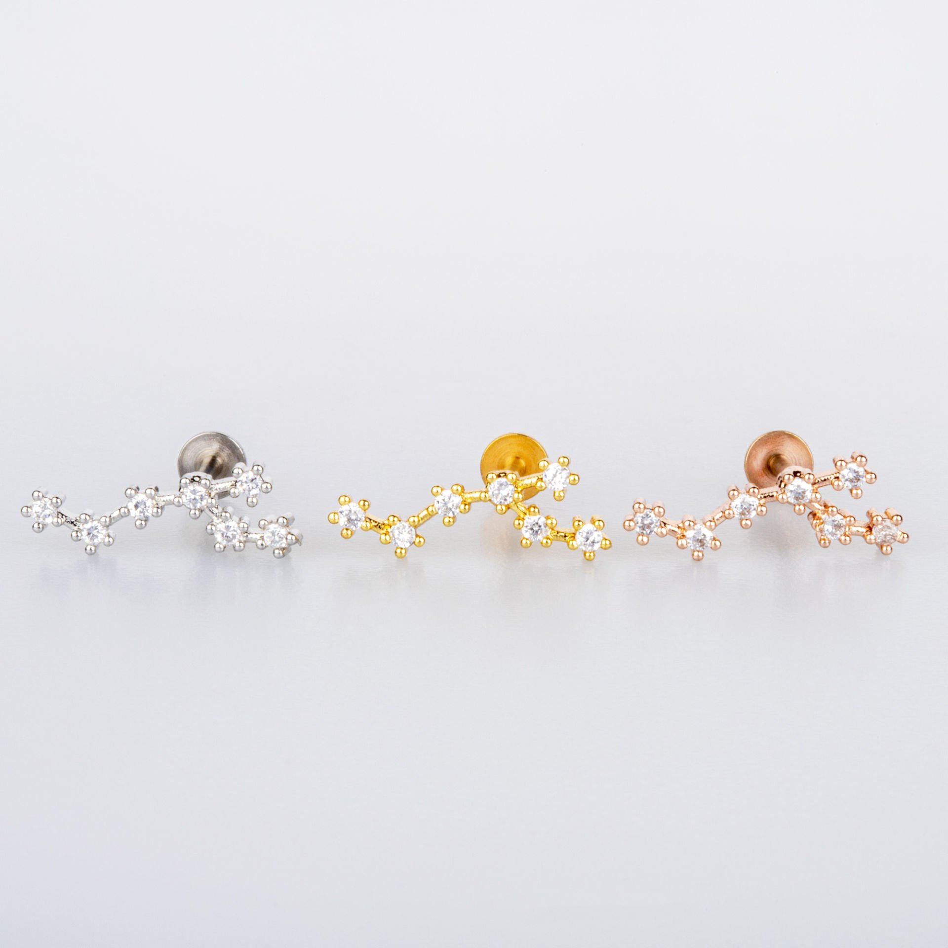 Toptan 316L Çelik Barlı Piercing Tragus