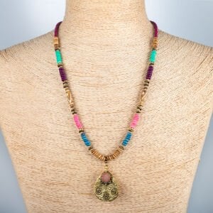 Etnik Doğal Taş Kolye